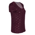 thumbnail image 2 of Blusa Maracuyá Talla G manga Corta vino, 2 of 4