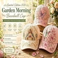 thumbnail image 4 of Limited Edition 2026 New Garden Morning Baseball Cap, Adjustable Cotton Hummingbird Flowers Baseball Hat, Lightweight Breathable, #B, 4 of 8