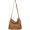 Brown, variant on Kukuzhu Canvas Hobo Bag for Women Men Crossbody Shoulder Bag Handbag Large Totes Purse Satchele with Pure Color