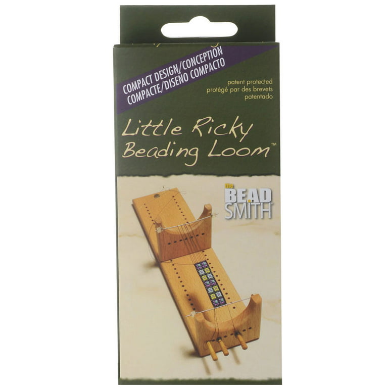 Beadsmith Little Ricky Beading Loom, Two-Warp Design for Necklaces & Bracelets