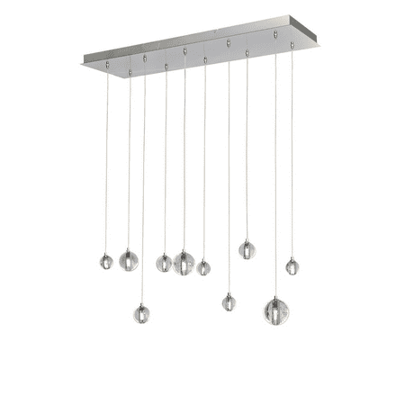 

Island Lighting 10 Light With Polished Chrome Finish LED Bulbs 34 inch 15 Watts