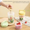 thumbnail image 4 of Keep Fit Salad Meal Cup, Single/Double Layered Salad Container for Lunch, Portable Fruit and Vegetable Salad Cups Container with Fork & Salad Dressing Holder, 4 of 7