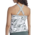 thumbnail image 2 of Anne Cole Signature Womens Palm Breeze Hi-Neck Tankini Top Style-21MT29483 Swimsuit, 2 of 2