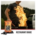 thumbnail image 4 of Jumbo Lump Grilling Charcoal - Natural Hand Selected Large Pcs - Dust Packing & Storage - USA BBQ and - Premium Restaurant Grade Barbeque Coals (20 lbs) (20 lbs), 4 of 7