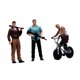thumbnail image 5 of 3 Piezas Figuras Masculinas Miniatura Figuras Personas Escala 1 64 Figuras de Resina Detalladas para Decoración de Maquetas Fotografía y Escenarios, 5 of 9