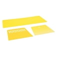 thumbnail image 5 of jiaping 3 Pieces Auto Body Filler Spreaders Putty Tool Flexible Edge Yellow for, 5 of 9