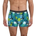 thumbnail image 7 of Disketp Shark And Leaves Men's Boxer Briefs,Soft and Breathable Cotton Underwear with ComfortFlex Waistband, 7 of 7