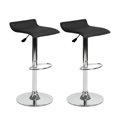 thumbnail image 1 of Taburete de bar Ajustable Juego de 2 sillas FurnitureR Altura Ajustable Negro, 1 of 6