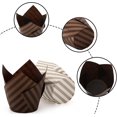 thumbnail image 3 of GMZW Set of 200Tulip Cupcake Liner, Baking Paper Cups Muffin Liners Wrappers for Weddings, Birthdays, Baby Showers, 3 of 5