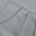 thumbnail image 5 of Inleife Mens Pants Plus Size Men Solid Color Pockets Zipper Button Fashion Casual Comfort Commuting Pants, 5 of 6