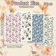 thumbnail image 2 of Papel de transferencia de arcilla con diseño de magnolia - 24 piezas - Tema floral - Hojas de transferencia de arcilla polimérica - Kit para hacer joyas, 2 of 9