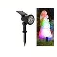 thumbnail image 3 of Solar Powered Spotlight, 9 LED Warm Light Outdoor Lighting for Trees, Garden, Yard, & , Decorative Lawn Lighting Decor, 3 of 7