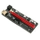 thumbnail image 1 of Extensión de gráficos PCIE Riser 1X a 16X que reduce la carga Tarjeta adaptadora USB 3.0 segura y estable de 60 cm con alimentación por USB, 1 of 12