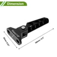 thumbnail image 4 of Reposa pies de motocicleta Unique Bargains 6.3″ Aleación de Aluminio Pedal Trasero Negro 1 juego con Tornillos 4 Arandelas 4 Llave 1, 4 of 7