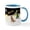 White/Blue Inside, variant on CafePress - Night Flight/Golden 12 Mug - 11 oz Ceramic Mug - Novelty Coffee Tea Cup