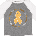 thumbnail image 4 of Inktastic Word Circle-childhood Cancer Awareness Boys or Girls Long Sleeve Baby Bodysuit, 4 of 5