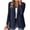 Navy, variant on Womens Blazer Business Casual Open Front Long Sleeve Blazer Fully Lined Suit Jacket Work Office Professional Clothes