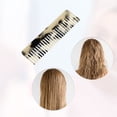 thumbnail image 3 of Unique Bargains 1pcs Women Detangling Portable Wide Tooth Comb for Curly Thick Wavy Straight Hair Tortoiseshell, 3 of 6