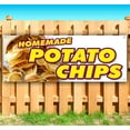 thumbnail image 2 of Homemade Potato Chips 13 oz Vinyl Banner With Metal Grommets, 2 of 5