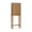 Natural, variant on Teamson Home Tremolo Modern Boho Over Toilet Storage Cabinet with 2 Push-Open Doors, Sturdy Shelves, Solid Wood & Fluted Fronts