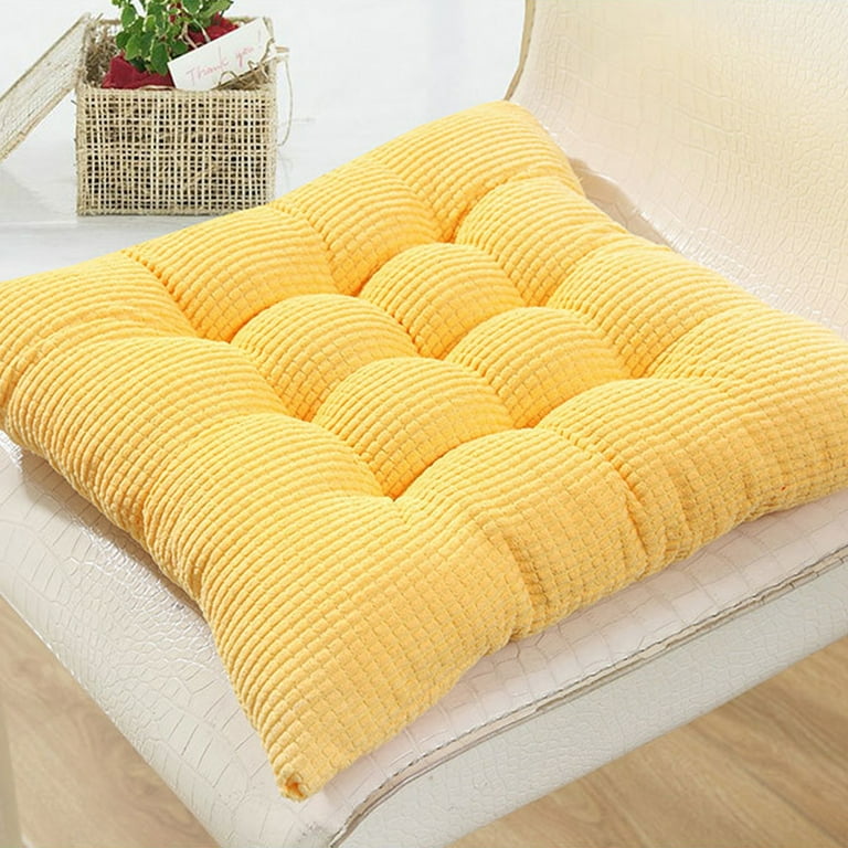 LINASHI Corn Grain Fabric Cushion Memory Foam Non Slip Chair Pad