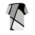 thumbnail image 5 of Fiudx Camisas de Mujer Blusa de Manga Corta Estampada a La Moda para Mujer, Blusas Informales con Cuello Redondo, 5 of 5