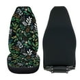 thumbnail image 4 of ZIATUBLE Green Plants Flower Car Seat Covers Sets 2 Piece Auto Front Seat Cover Protectors for Trucks Van SUV Breathable Bucket Seat Cover Front Seats Only Car Accessories for Interior Decor, 4 of 7