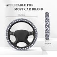 thumbnail image 4 of KLL Car Steering Wheel Cover, Universal 15 inch, Soft Elastic and Comfortable,Car Accessories Decorations Cartoon Raccoon, 4 of 6