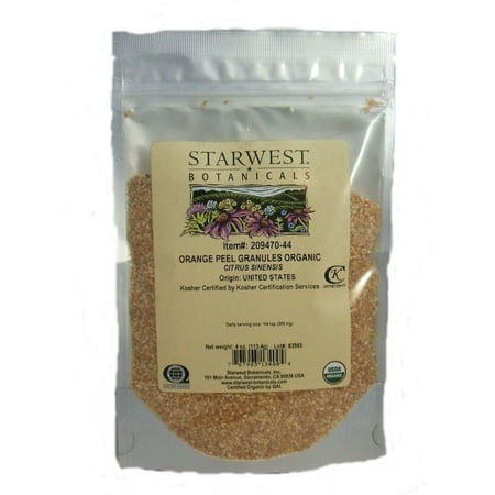 Best Starwest Botanicals  Organic Orange Peel Granules 4oz deal