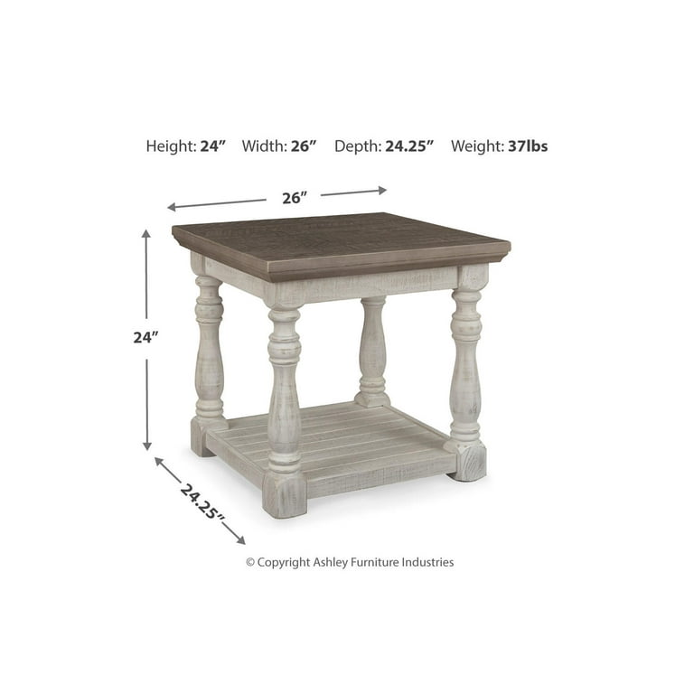 Havalance End Table - Gray/White Havalance End Table - Gray/White