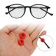 thumbnail image 2 of Ofertas Únicas 5 Pares de Puntas de Templo para Gafas Patrón Redondo Ganchos Antideslizantes para Orejas 0.52" L Rojo, 2 of 5