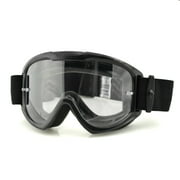 Bobster Eyewear, MX1 Basic, Beginner Off-Road Goggle, Tear-off Lens, Black - MX1-100BK