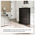 thumbnail image 3 of Prepac Sonoma Washed Black 5-Drawer Chest, 3 of 9