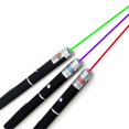 thumbnail image 3 of Green Blue-violet Red Laser Sight Laser Light 532nm 405nm 650nm High Device Lazer Pen 2*AAA Battery Powered Max output power 4mw 4mw Green, 3 of 6