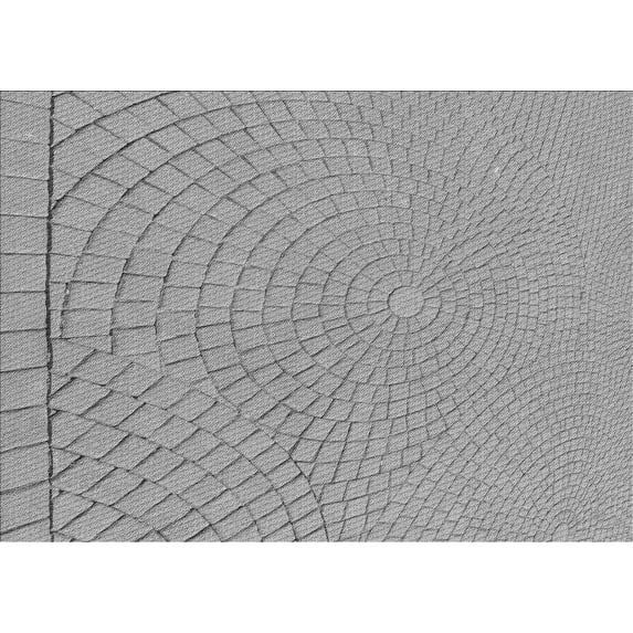 Ahgly Company Indoor Rectangle Patterned Gray Cloud Gray Area Rugs, 3' x 5'