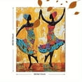 thumbnail image 3 of African Women Dancing Decorative Painting/Canvas Art， Suitable for Decorating Living Room， Bedroom， Dining Room， Office， Hallway， Study Room， Kitchen， Bar， Hotel， Restaurant， Apartment., 3 of 8