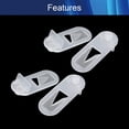 thumbnail image 3 of HUGFEGWE Shelf Support Pegs Shelf Bracket Pegs with Plastic for Kitchen Bookcase Shelf Cabinet Closet Shelf Pins Support Transparent 7mm 20PCS CJB91-25584, 3 of 4