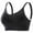 Black, variant on STARLAN Push up Sports Bras for Women Plus Size Wireless Bras Spaghetti Strap Racerback Seamless Bralette Daily Wear XL