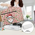 thumbnail image 5 of SEANATIVE Christmas Santa Claus Sewing Machine Cover with Pocket Ho Ho Ho Sewing Machine Cover Dust Cover Soft Sewing Machine Protector Cover for Most Standard Machines, 5 of 7