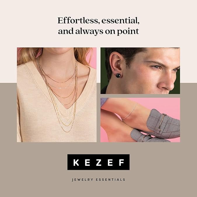 Kezef 18k Gold Plated 2mm Sterling Silver Singapore Popcorn Necklace 14-42 Inch – Italian Jewelry