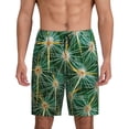 thumbnail image 3 of Lsque Thorns Of Macro Cactus Mens Sleep Pajama Shorts,Short Pajama Pants, Cotton Ultra-Soft Knit-X-Large, 3 of 9