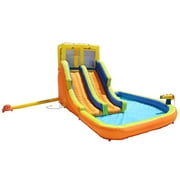 Banzai Double Drench Inflatable Water Park, 15 x115 x 84 Outdoor Splash Toy, Children 5+ Years