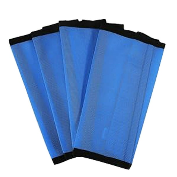 Greeniant 4 unids/set suministros de equipo para caballos cubierta de mosquitera transpirable para montar fácilmente equipo ecuestre Ropa para mascotas Azul