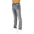 thumbnail image 3 of CULTURA AZURE  Boy's Saddle Stitch Stretch Jeans, Lt Blue, 10, 3 of 6