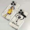 thumbnail image 2 of Anime Hot C-Coraline New Phone Case For iPhone 16 15 14 13 12 11 Mini Pro Max X XR XSMax 7 8 Plus SE20 Transparent Cover T-208G240826TD5 iPhone 12 Mini, 2 of 7