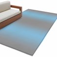 thumbnail image 2 of 3'x5' Area Rugs, Blue Ombre Indoor Outdoor Area Rug for Living Room Bedroom, Grey Modern Art Farmhouse Washable Bathroom Rugs Kitchen Floor Carpet Mats Home Decor Aesthetic, 2 of 8