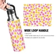 thumbnail image 4 of Yayeee 20oz Insulated Water Bottle Double Wall Stainless Steel with Flip Straw Lid, Yellow Stars Pattern, 4 of 7