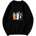 thumbnail image 4 of WFJCJPAF 2024 New Thanksgiving ! Womens Thanksgiving Tops Plus Size,Women's Round Neck Printed Long Sleeve Hoodless Sweatshirts Top,Thanksgiving Tops for Women - Black S, 4 of 4