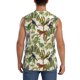 thumbnail image 4 of Fotbe Jungle Animals Men's Camiseta sin Mangas Estampada para Hombres, Playera Casual para Gimnasio, Entrenamiento, Playa-X-Large, 4 of 7