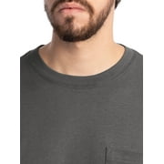Wrangler Workwear Men's Short Sleeve Pocket T-Shirt, Sizes S-5XL and LT-4XLT (Men's, Big Men's, Tall Men's)